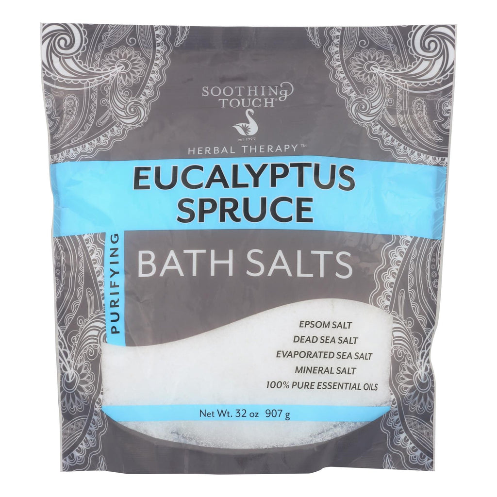 Soothing Touch Bath Salts - Eucalyptus Spruce - 32 Oz - Lakehouse Foods