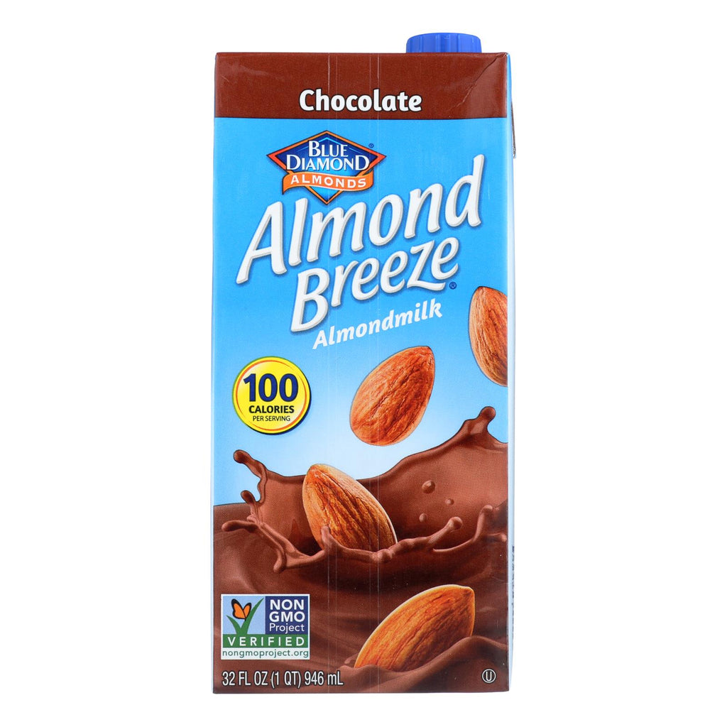 Almond Breeze - Almond Milk - Chocolate - Case Of 12 - 32 Fl Oz. - Lakehouse Foods