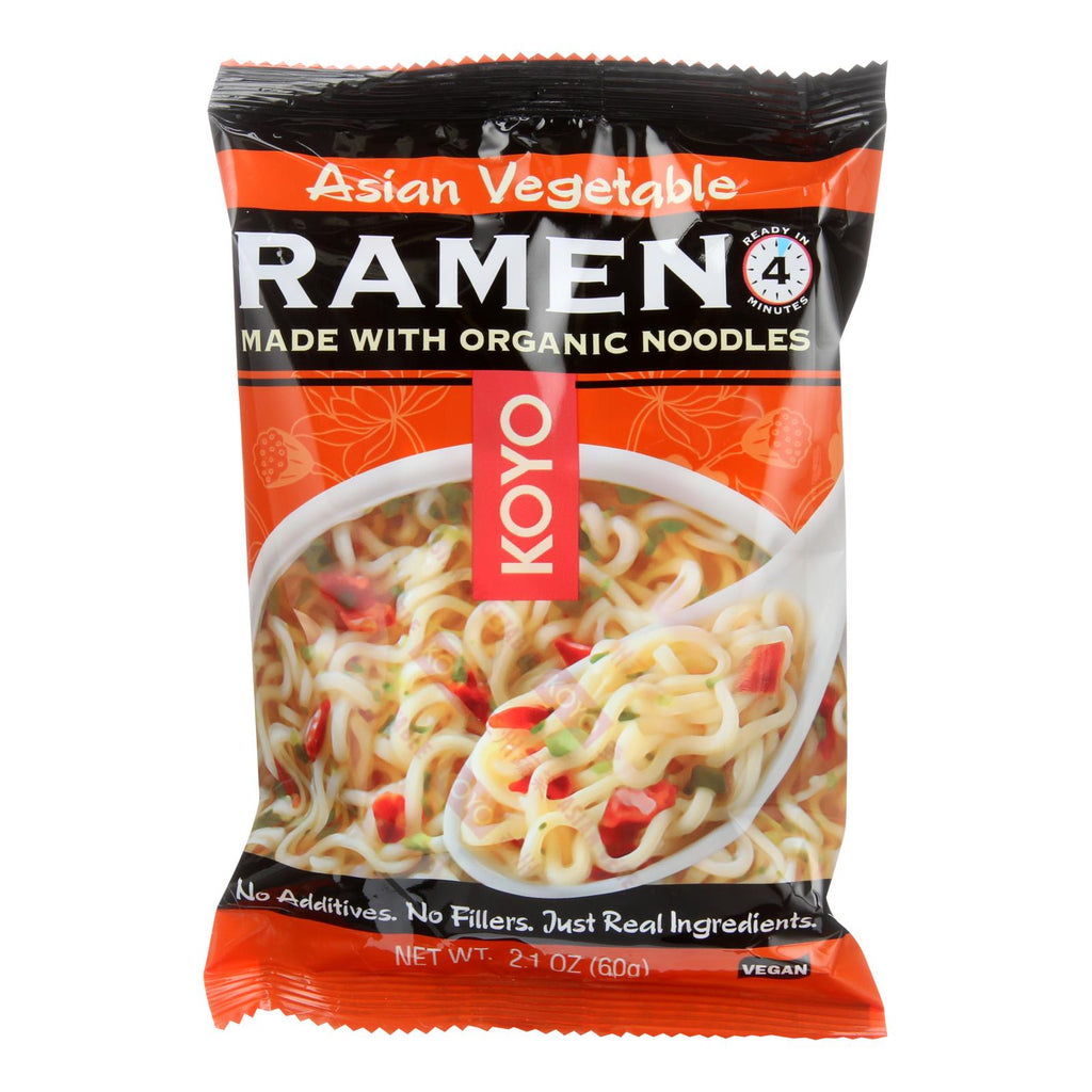 Koyo Ramen - Asian Vegetable - Case Of 12 - 2.1 Oz. - Lakehouse Foods