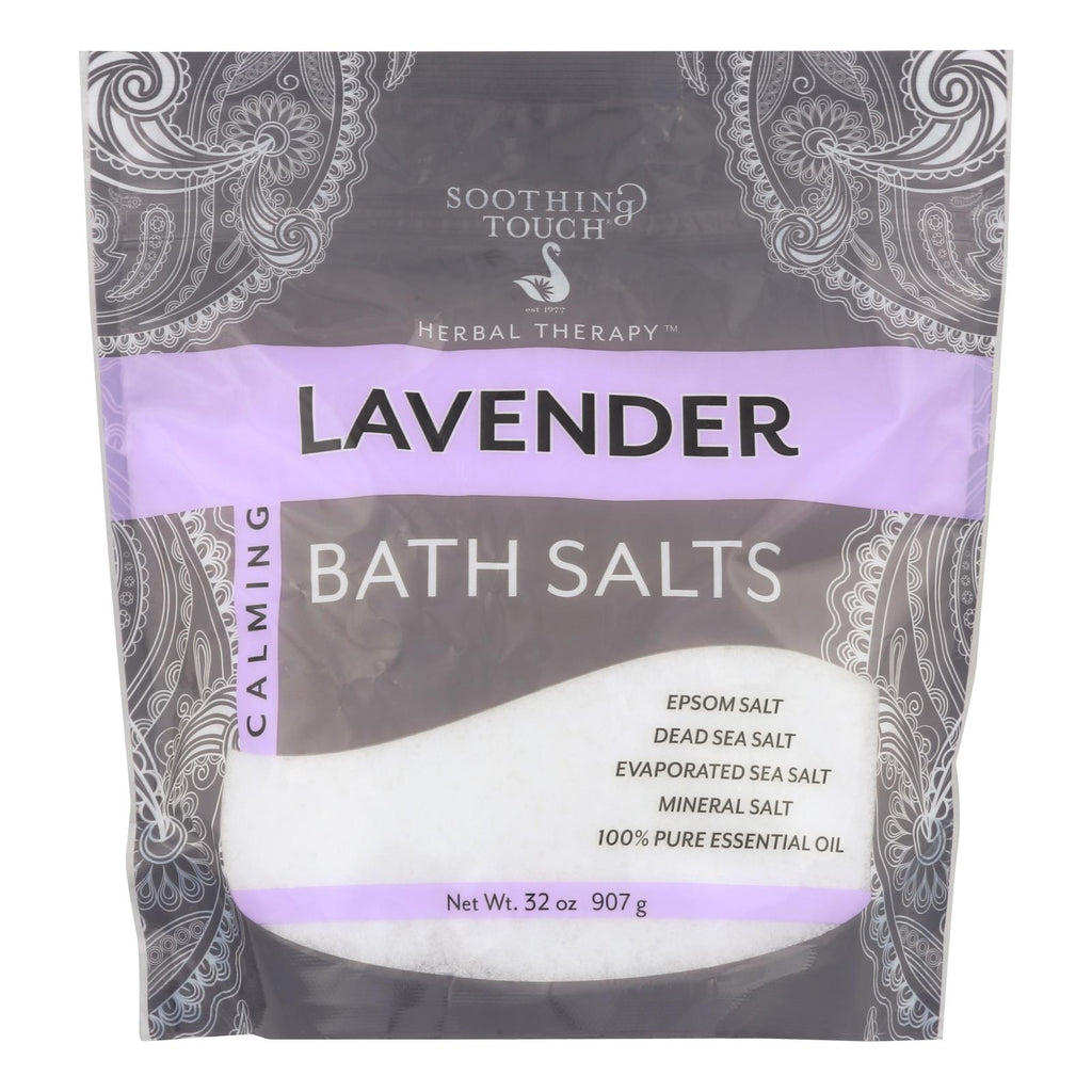 Soothing Touch Bath Salts - Lavender Calming - 32 Oz - Lakehouse Foods