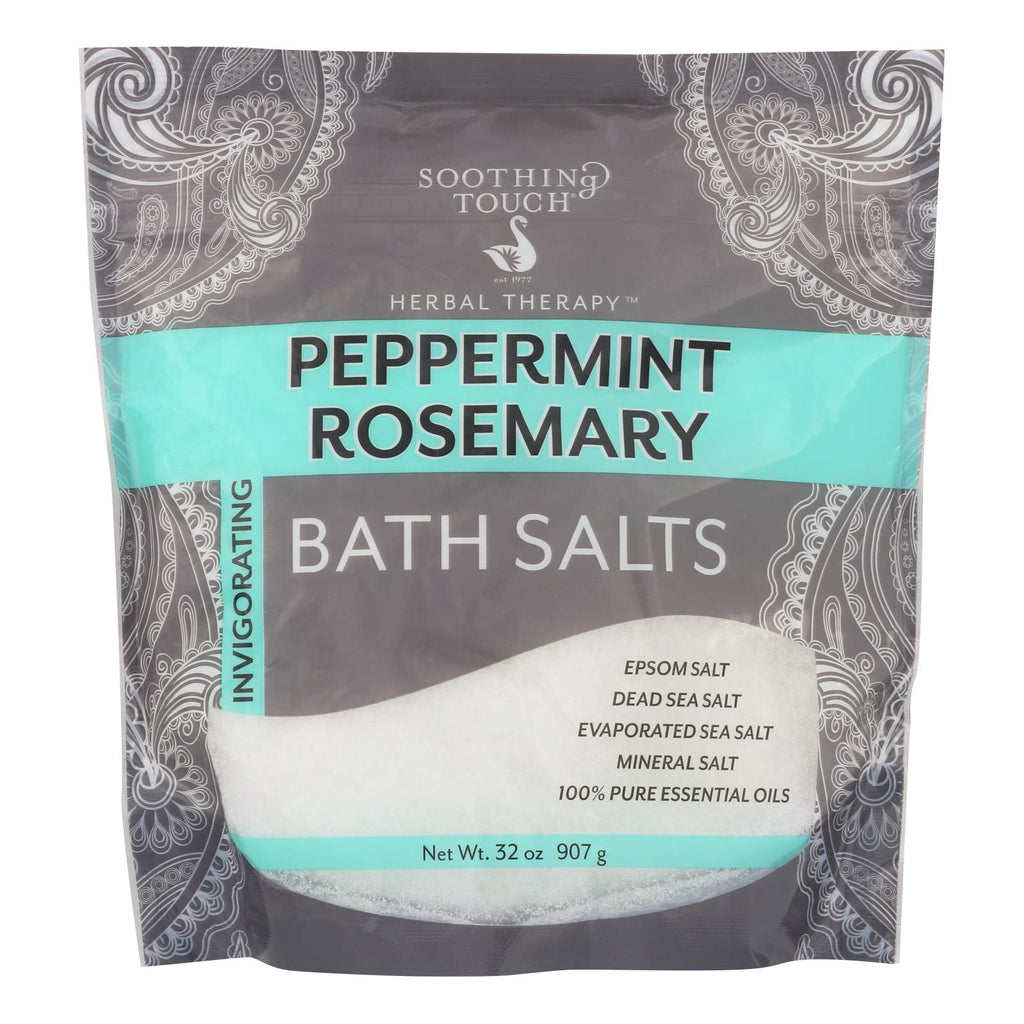 Soothing Touch Bath Salts - Peppermint Rosemary - 32 Oz - Lakehouse Foods