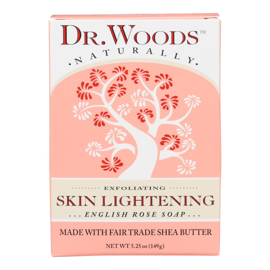 Dr. Woods Bar Soap Skin Lightening English Rose - 5.25 Oz - Lakehouse Foods