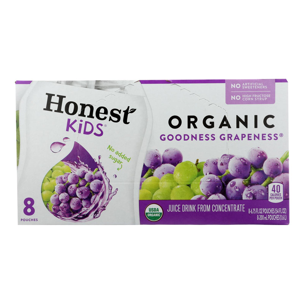 Honest Kids Honest Kids Goodness Grapeness - Goodness Grapeness - Case Of 4 - 6.75 Fl Oz. - Lakehouse Foods