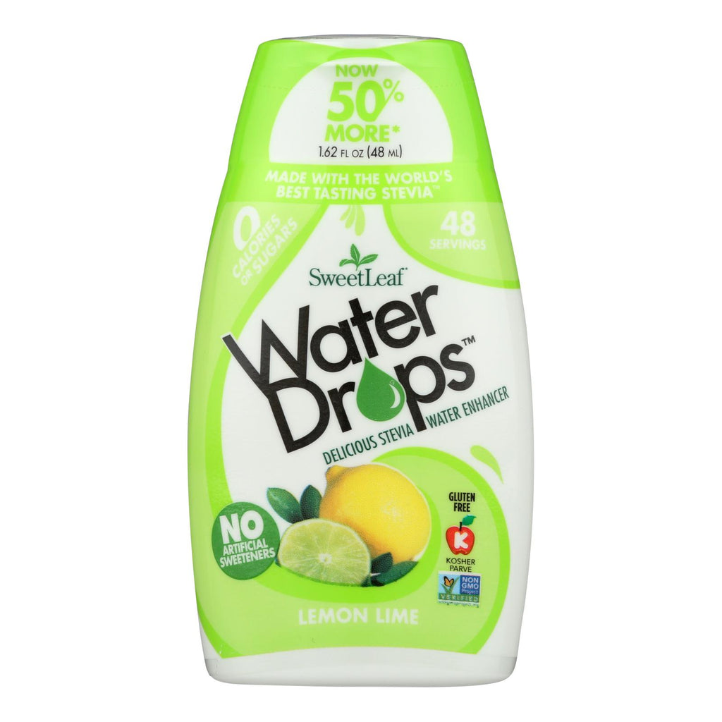 Sweet Leaf Water Drops - Lemon Lime - 1.62 Fl Oz - Lakehouse Foods