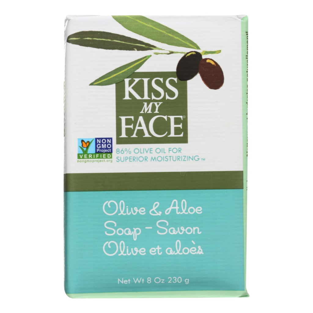 Kiss My Face Bar Soap Olive And Aloe - 8 Oz - Lakehouse Foods