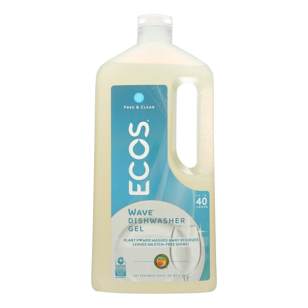 Earth Friendly Free And Clear Auto Dishwasher Gel - Case Of 8 - 40 Fl Oz. - Lakehouse Foods