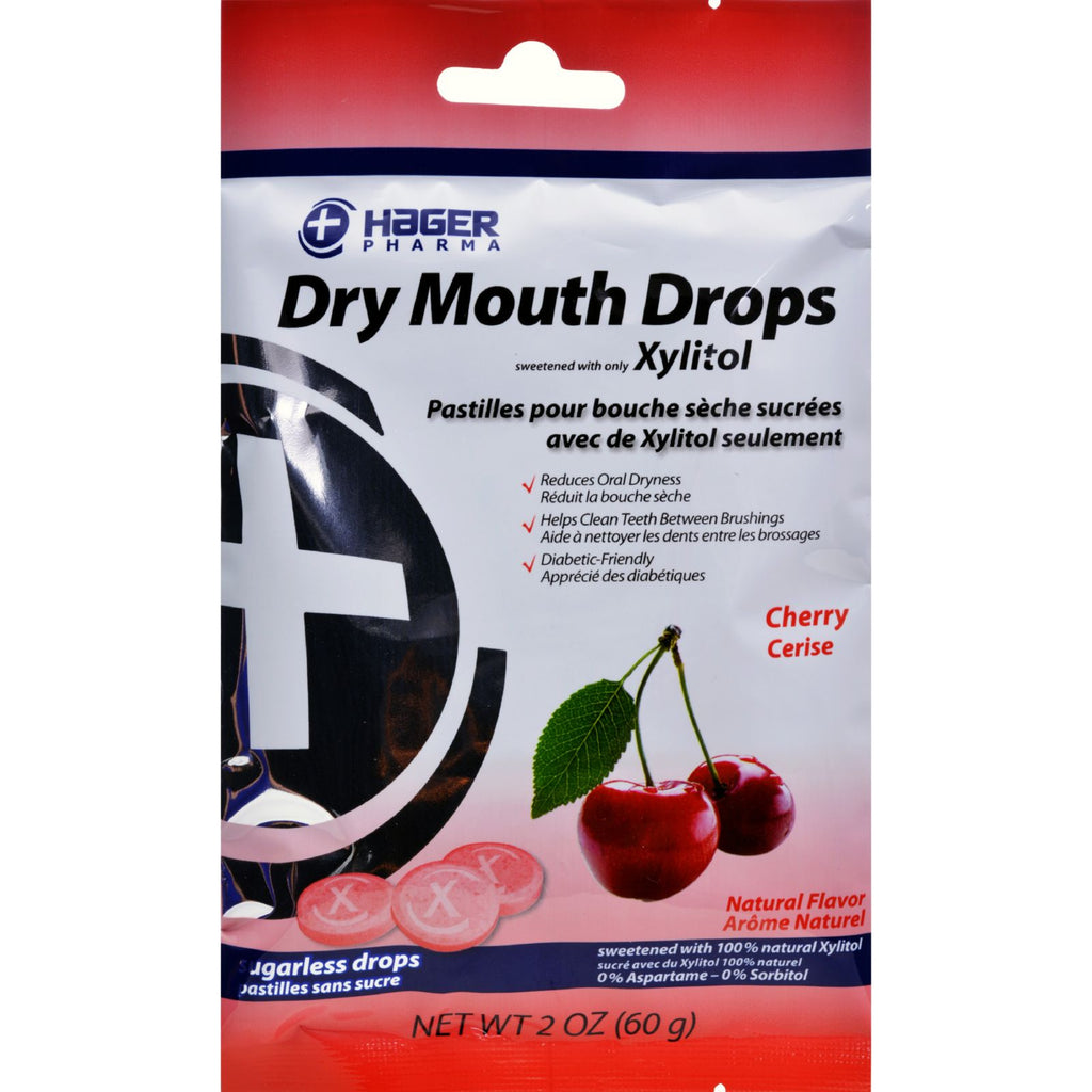 Hager Pharma Dry Mouth Drops - Cherry - 2 Oz - Lakehouse Foods