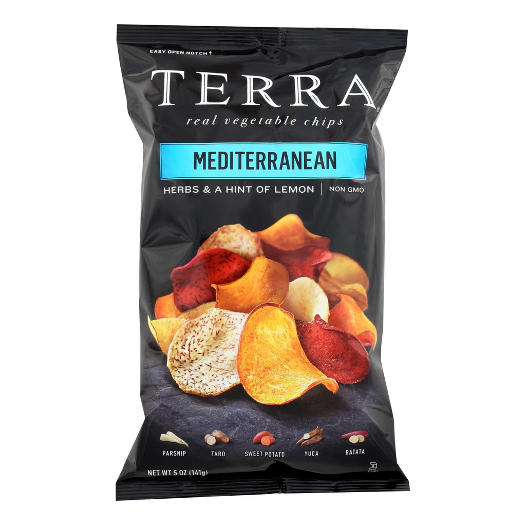 Terra Chips Exotic Vegetable Chips - Mediterranean - Case Of 12 - 5 Oz. - Lakehouse Foods