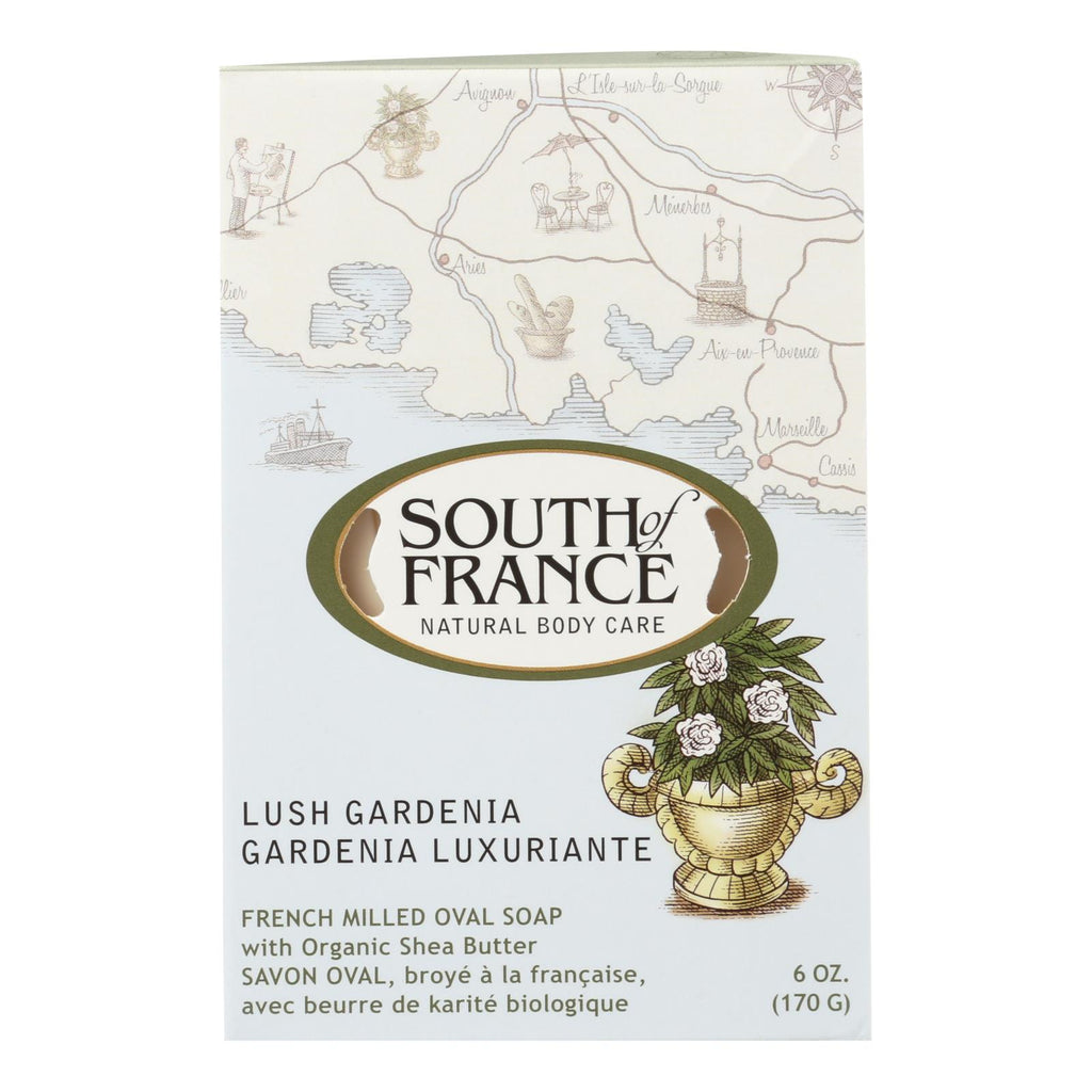 South Of France Bar Soap - Lush Gardenia - 6 Oz - 1 Each - Lakehouse Foods