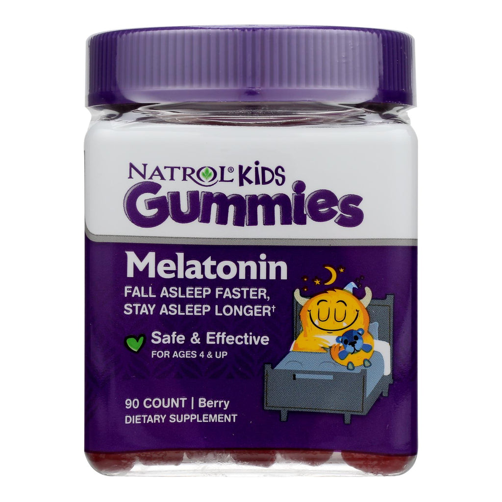 Natrol - Melatn Kids 1mg Gummy Berry - 1 Each - 90 Ct - Lakehouse Foods