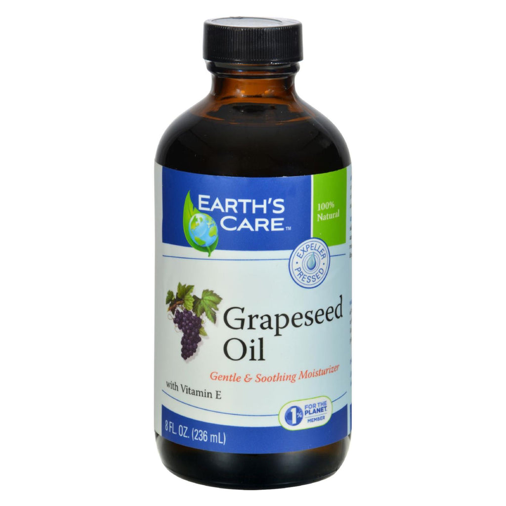 Earth's Care 100% Pure Grapeseed Oil - 8 Fl Oz - Lakehouse Foods