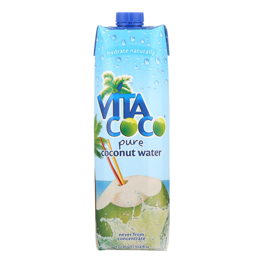 Vita Coco Coconut Water - Pure - Case Of 12 - 1 Liter - Lakehouse Foods
