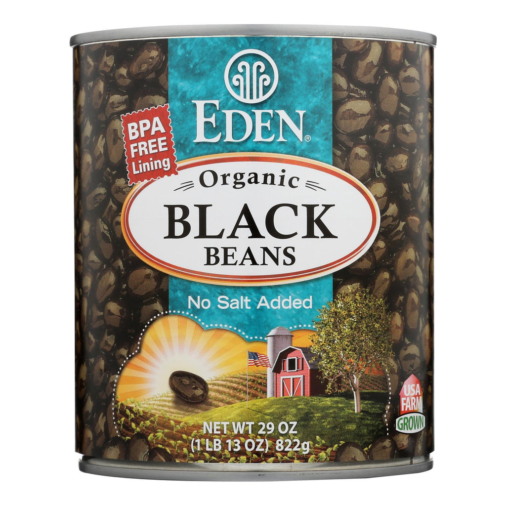 Eden Foods Black Beans Turtle - Case Of 12 - 29 Oz. - Lakehouse Foods