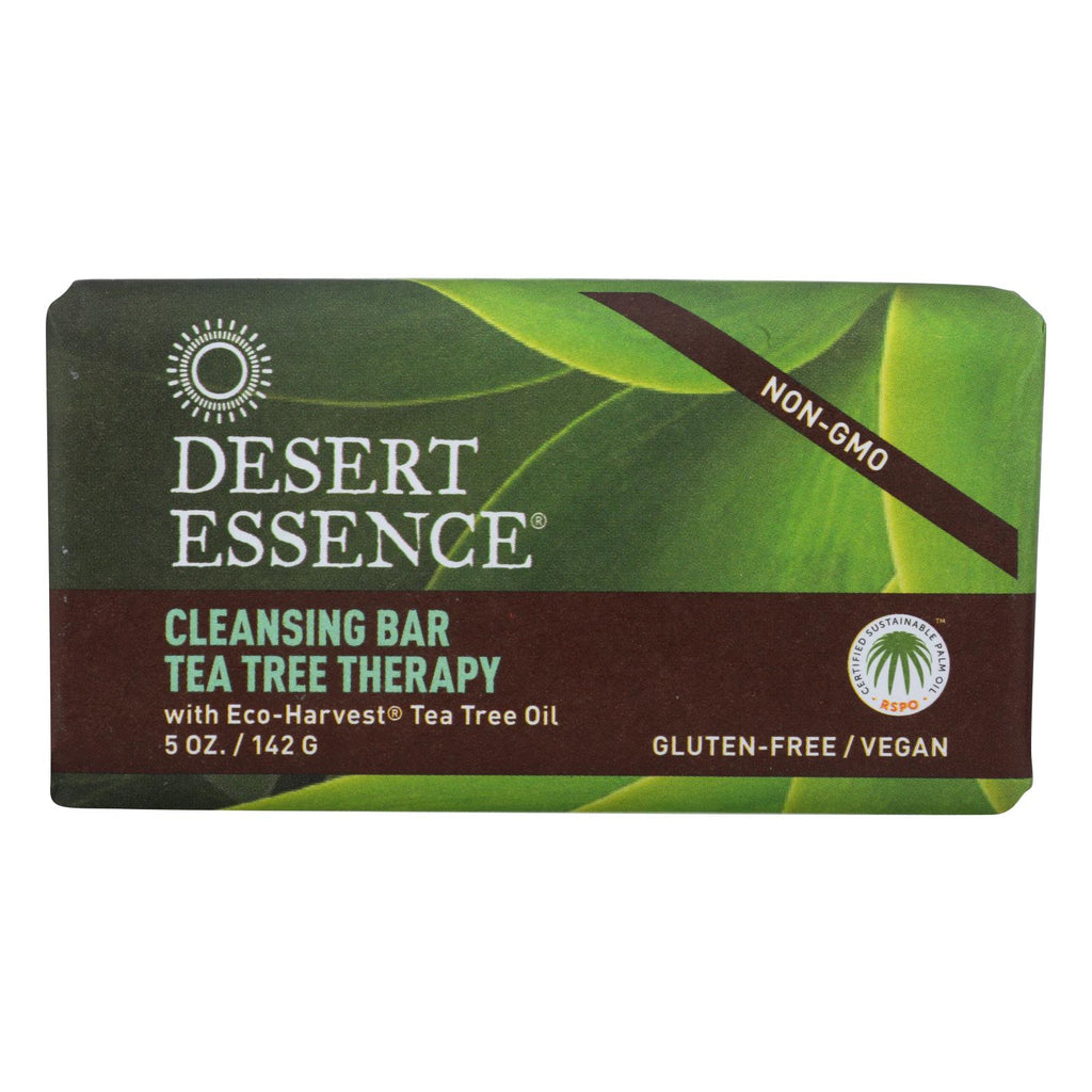 Desert Essence - Bar Soap - Tea Tree Therapy - 5 Oz - Lakehouse Foods