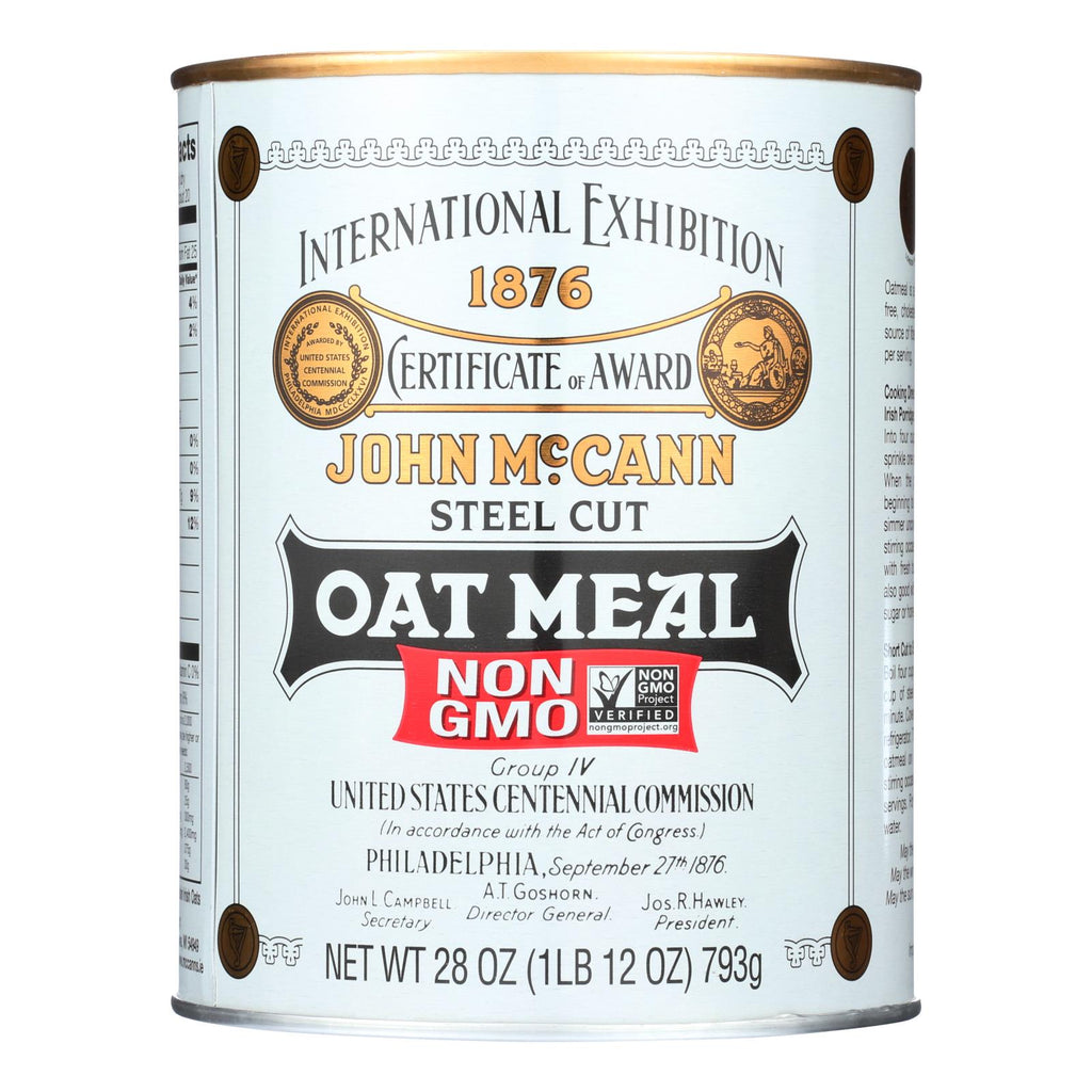 Mccann's Irish Oatmeal Irish Oatmeal Tin - Case Of 12 - 28 Oz. - Lakehouse Foods