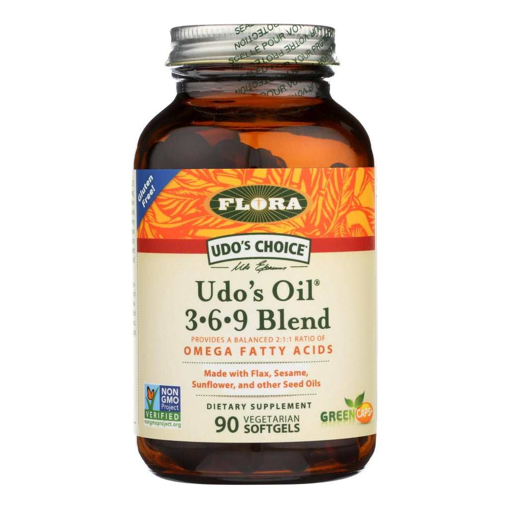 Flora Inc - Udo's Oil 369 Blend - Ea Of 1-90 Sgel - Lakehouse Foods