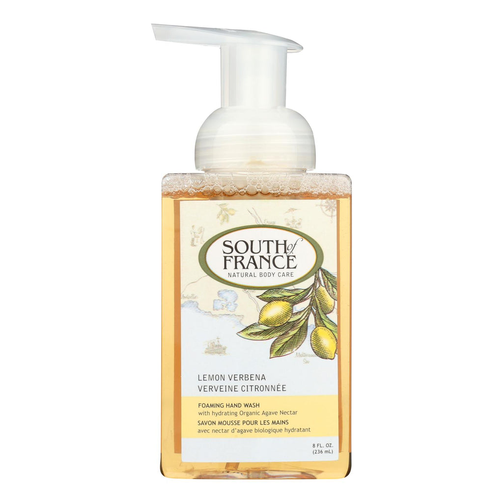 South Of France Hand Soap - Foaming - Lemon Verbena - 8 Oz - 1 Each - Lakehouse Foods