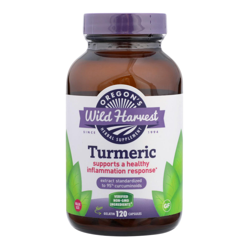 Oregon's Wild Harvest Turmeric Herbal Supplement  - 1 Each - 120 Vcap - Lakehouse Foods