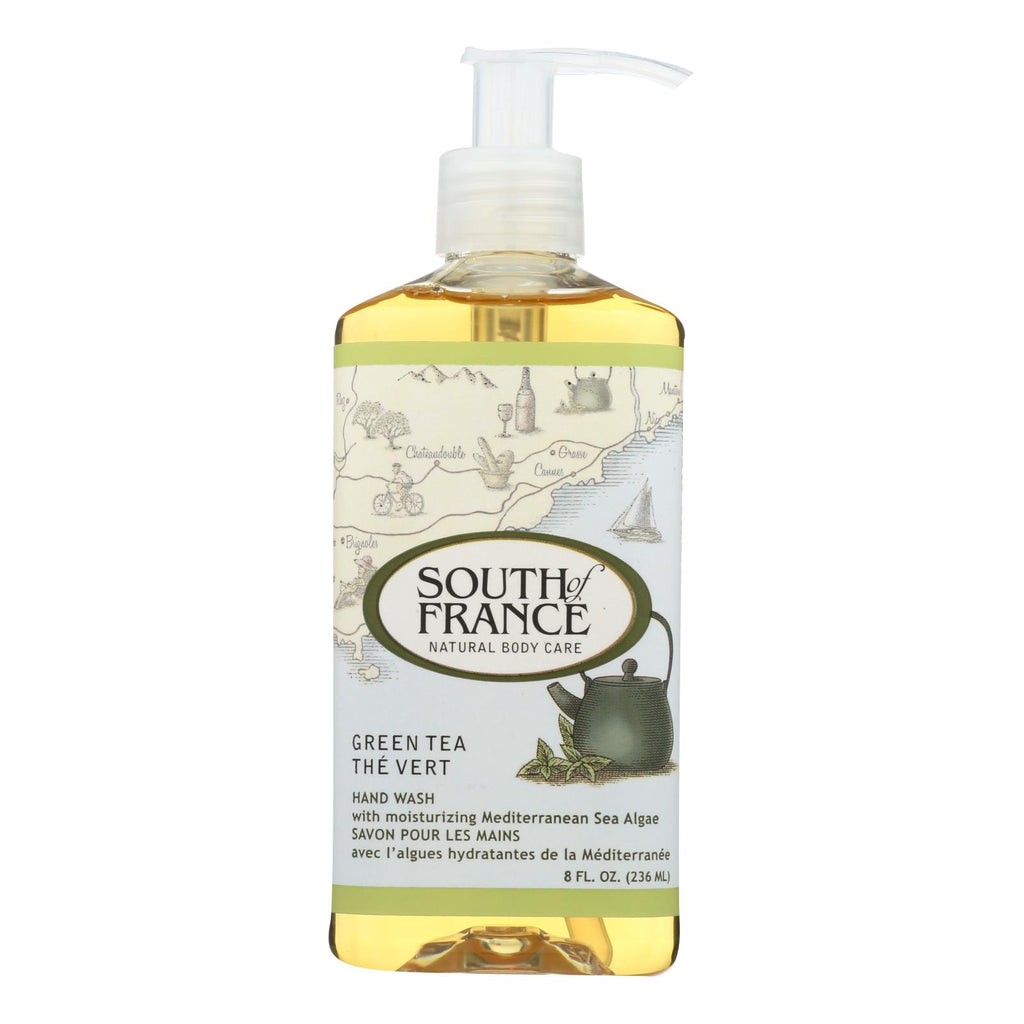 South Of France Hand Wash - Green Tea - 8 Oz - 1 Each - Lakehouse Foods
