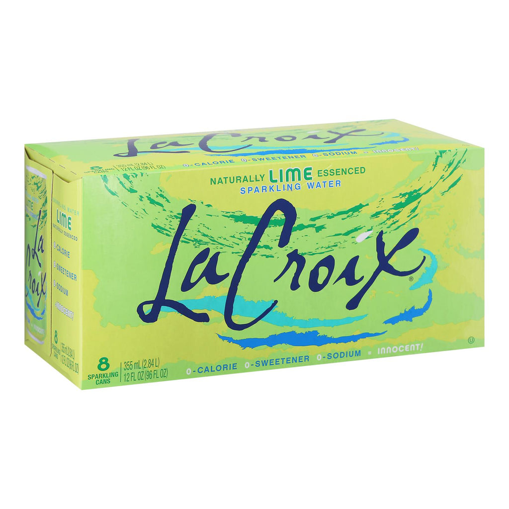 Lacroix Sparkling Water - Lime - Case Of 3 - 12 Fl Oz. - Lakehouse Foods