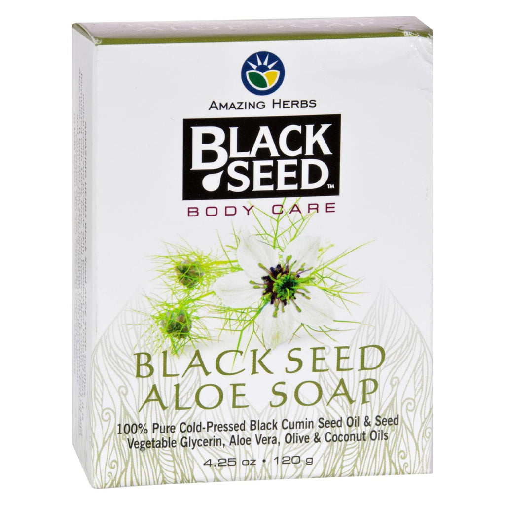 Black Seed Bar Soap - Aloe - 4.25 Oz - Lakehouse Foods