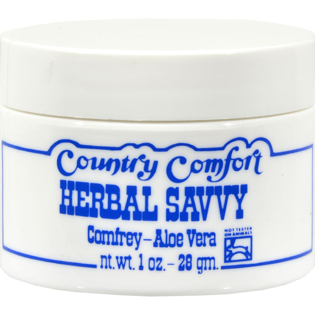 Country Comfort Herbal Savvy Comfrey Aloe Vera - 1 Oz - Lakehouse Foods