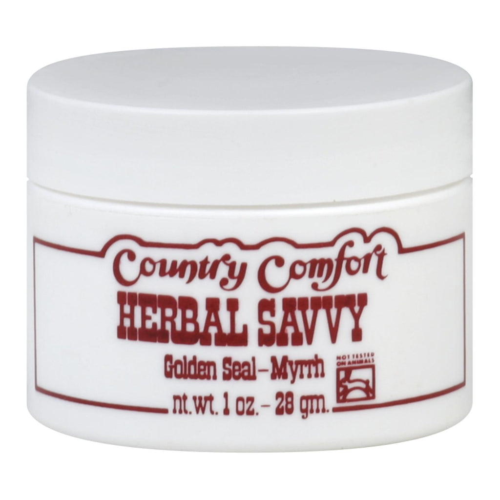 Country Comfort Herbal Savvy Golden Seal-myrrh - 1 Oz - Lakehouse Foods