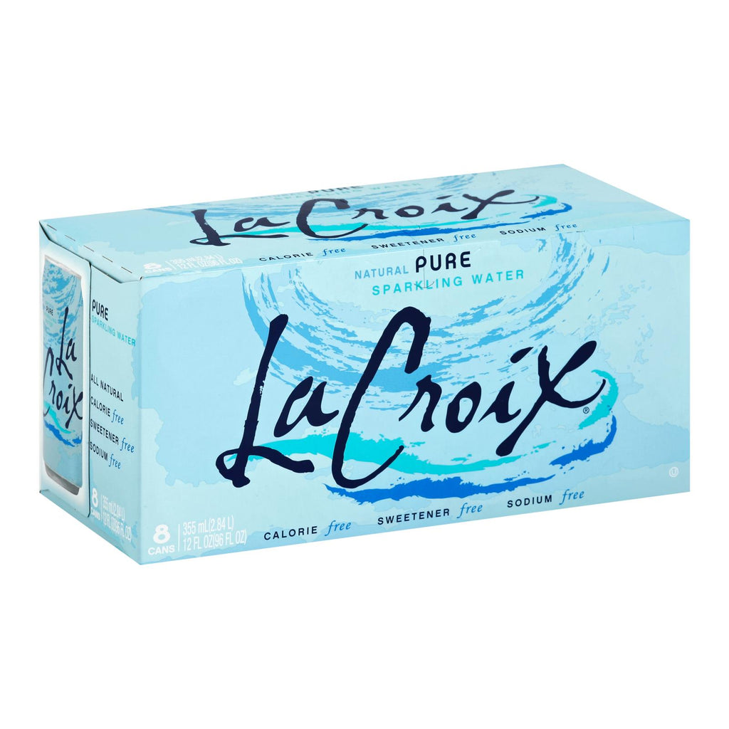 Lacroix Pure Sparkling Water - Case Of 3 - 12 Fl Oz. - Lakehouse Foods