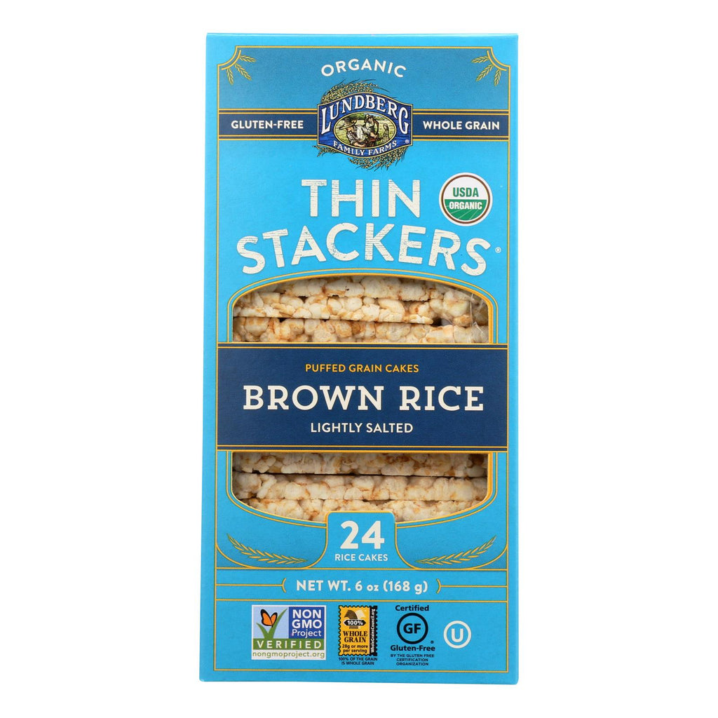 Lundberg Family Farms - Rice Ck Brn Ls Thn Stk - Case Of 6-6 Oz - Lakehouse Foods