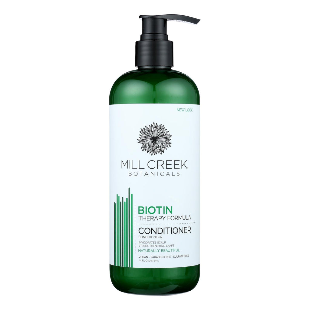 Mill Creek Botanicals Therapy Formula Biotin Conditioner  - 1 Each - 14 Fz - Lakehouse Foods