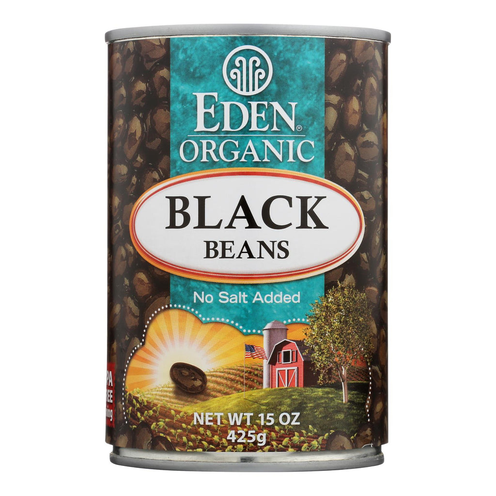 Eden Foods Organic Black Beans - Case Of 12 - 15 Oz. - Lakehouse Foods