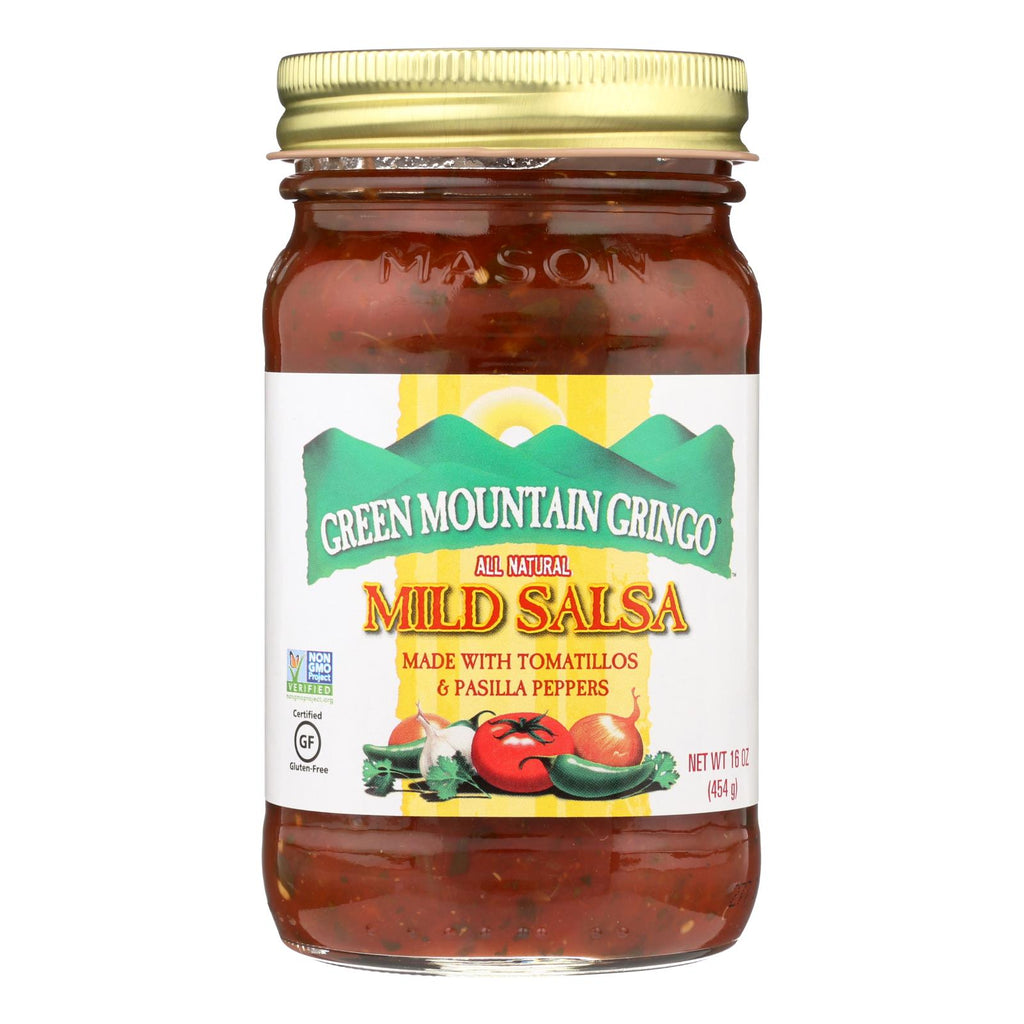 Green Mountain Gringo Mild Salsa - Case Of 12 - 16 Oz. - Lakehouse Foods
