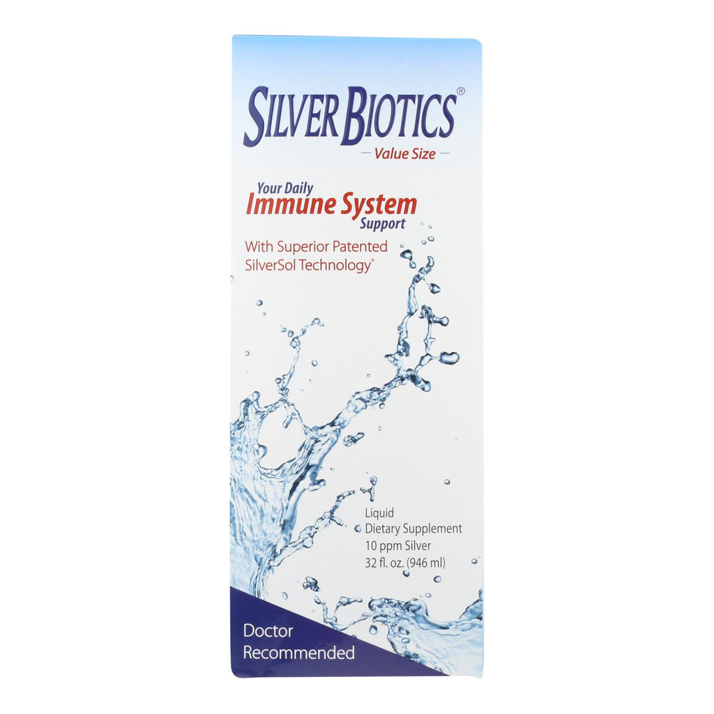 Silver Biotics - Supplmnt Dly Imun Sup Vlu - 1 Each 1-32 Fz - Lakehouse Foods