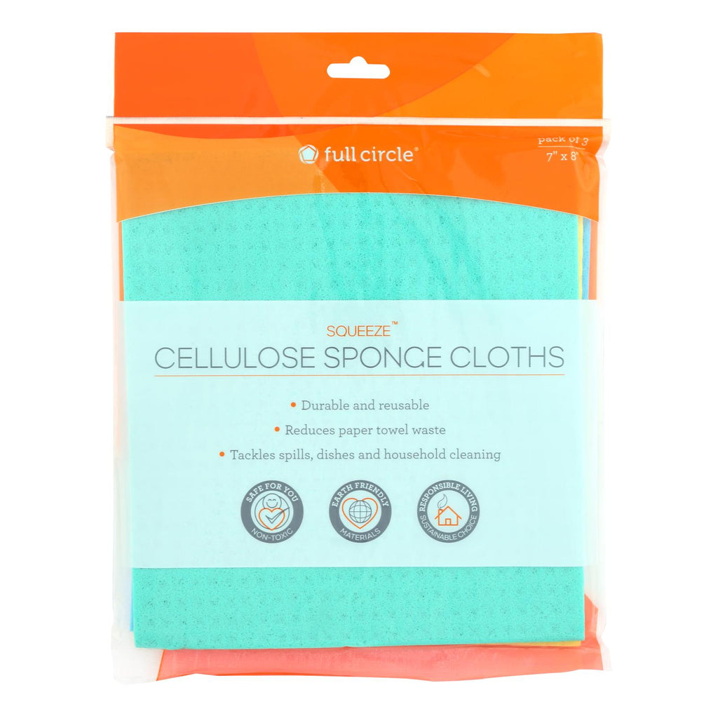 Full Circle Home - Cellulose Spng Cloth Sqz - Ea Of 1-3 Ct - Lakehouse Foods