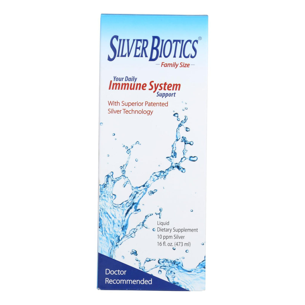Silver Biotics - Supplmnt Dly Immn Fmly Size - 1 Each 1-16 Fz - Lakehouse Foods