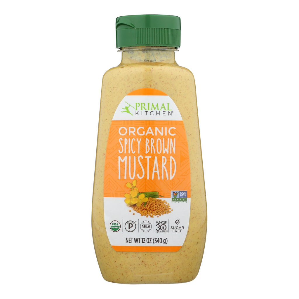 Primal Kitchen - Mustard Spicy Brown - Case Of 6-12 Oz - Lakehouse Foods