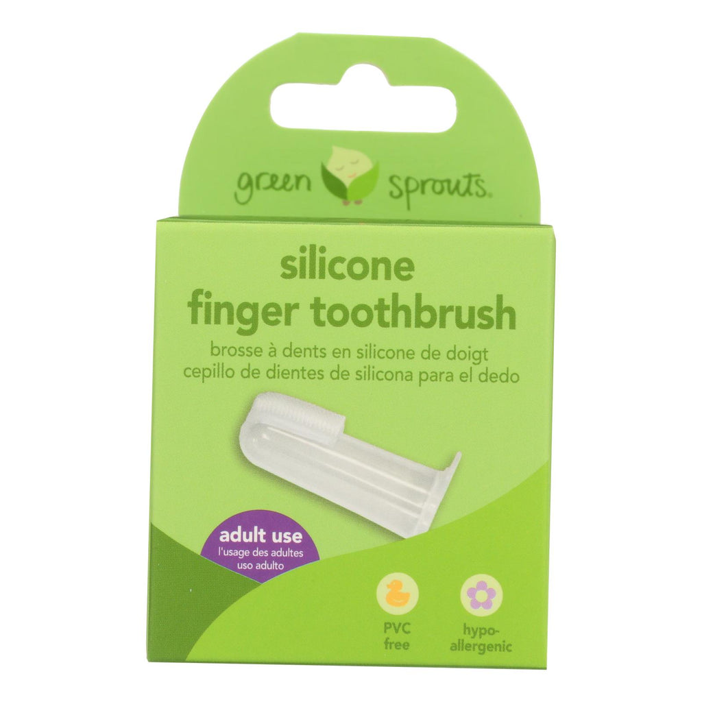 Green Sprouts Silicone Finger Toothbrush - Lakehouse Foods