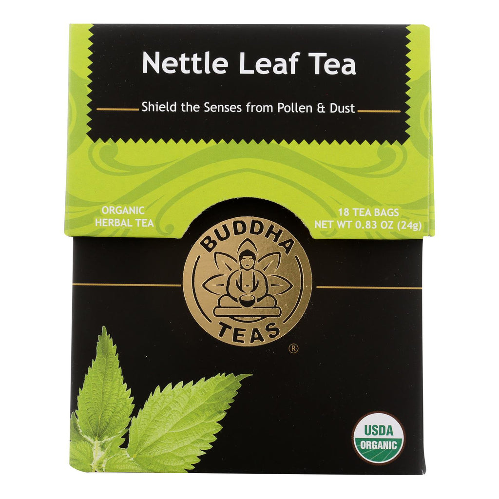 Buddha Teas - Organic Tea - Nettle Leaf - Case Of 6 - 18 Count - Lakehouse Foods