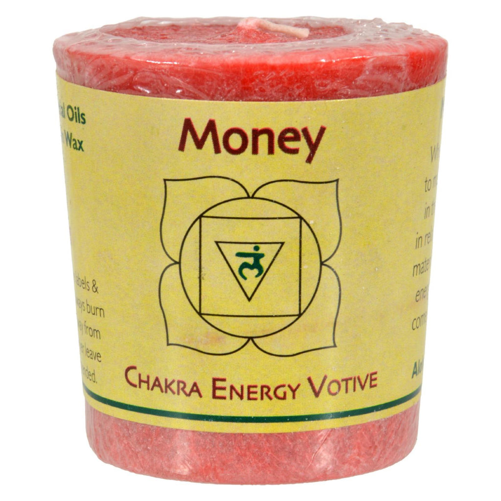 Aloha Bay - Chakra Votive Candle - Money - Case Of 12 - 2 Oz - Lakehouse Foods