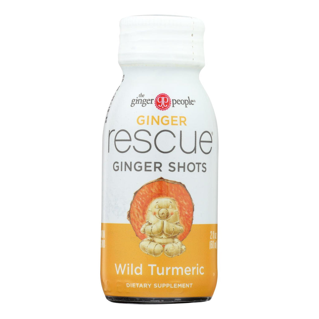 Ginger People - Ginger Shot Rescue Tumeric - Case Of 12 - 2 Fz - Lakehouse Foods