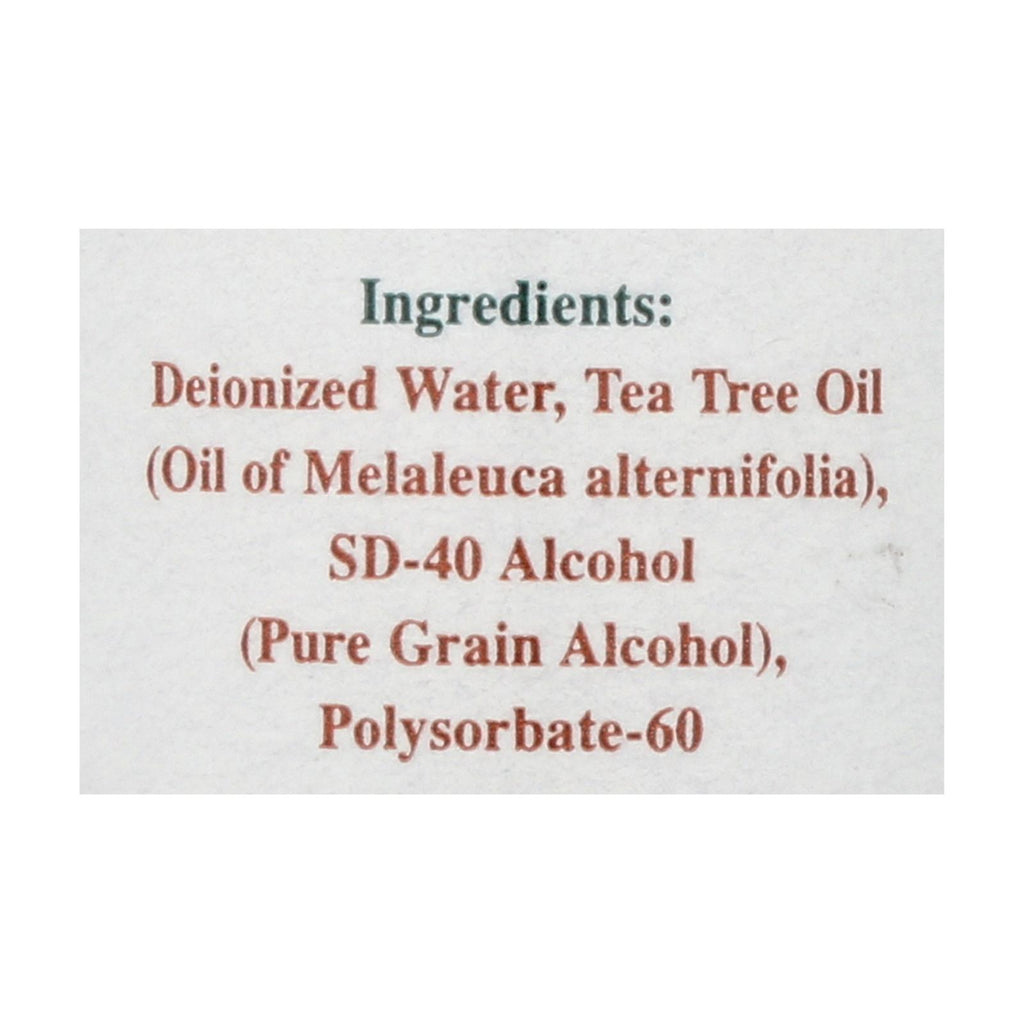 Tea Tree Therapy Water Soluble Tea Tree Oil - 2 Fl Oz - Lakehouse Foods