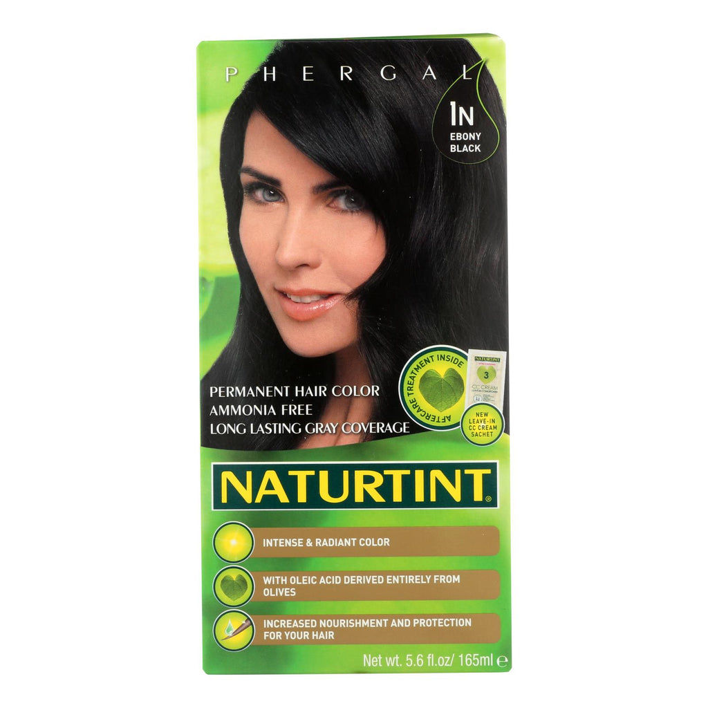 Naturtint Hair Color - Permanent - 1n - Ebony Black - 5.28 Oz - Lakehouse Foods