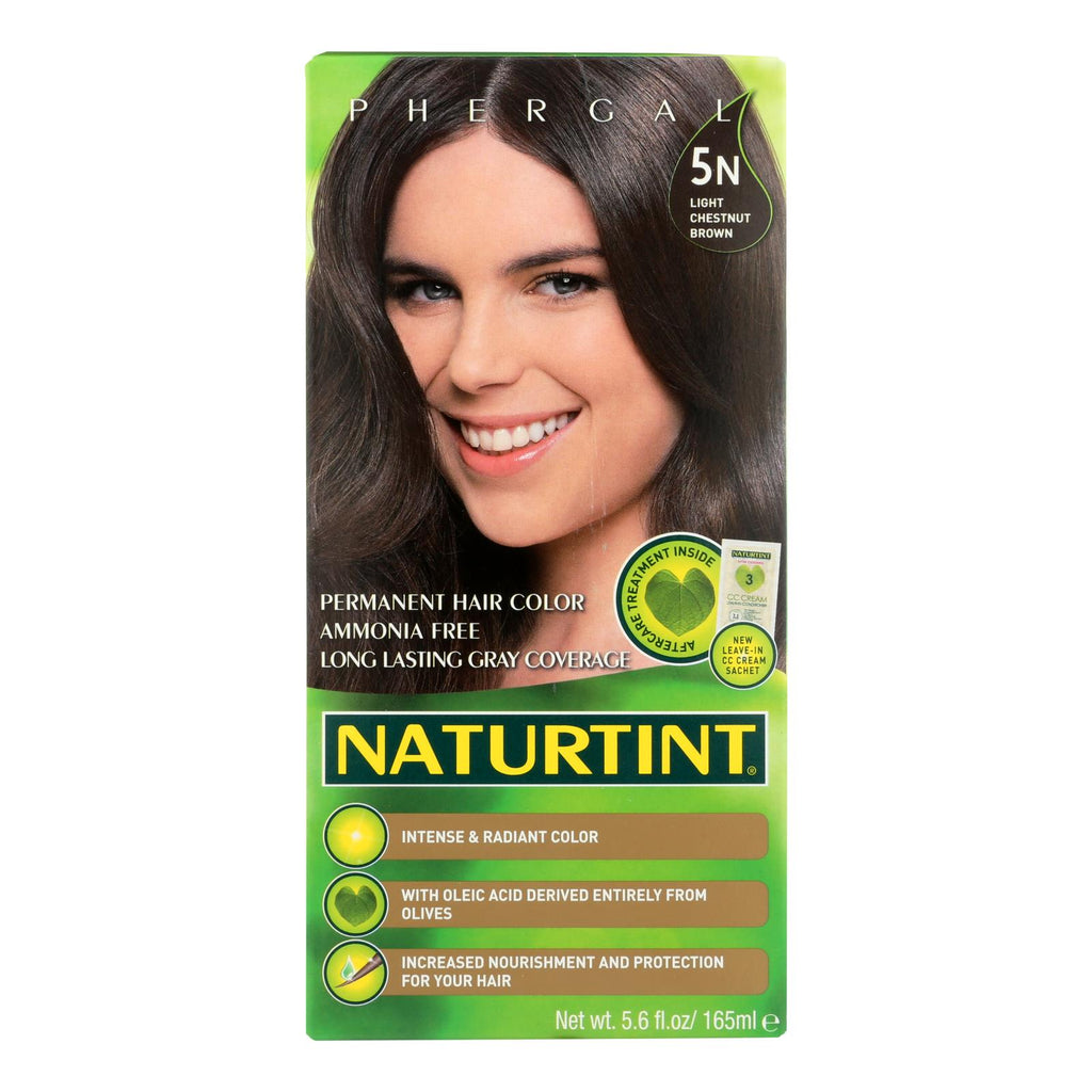 Naturtint Hair Color - Permanent - 5n - Light Chestnut Brown - 5.28 Oz - Lakehouse Foods