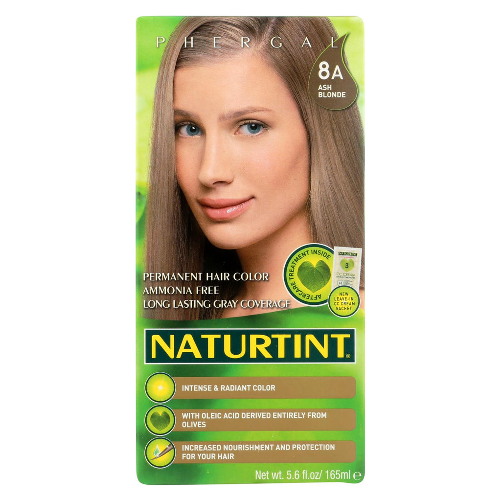 Naturtint Hair Color - Permanent - 8a - Ash Blonde - 5.28 Oz - Lakehouse Foods