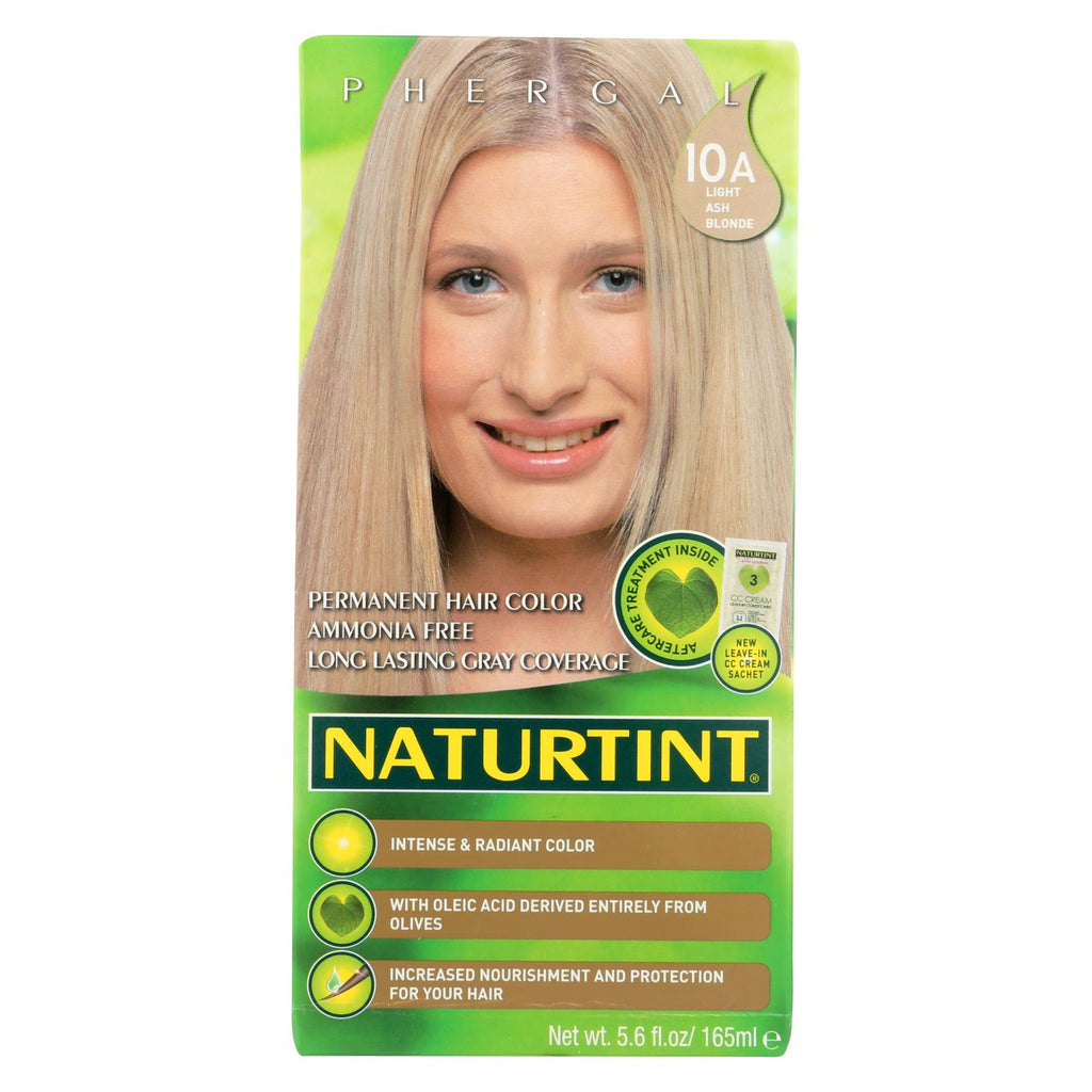 Naturtint Hair Color - Permanent - 10a - Light Ash Blonde - 5.28 Oz - Lakehouse Foods