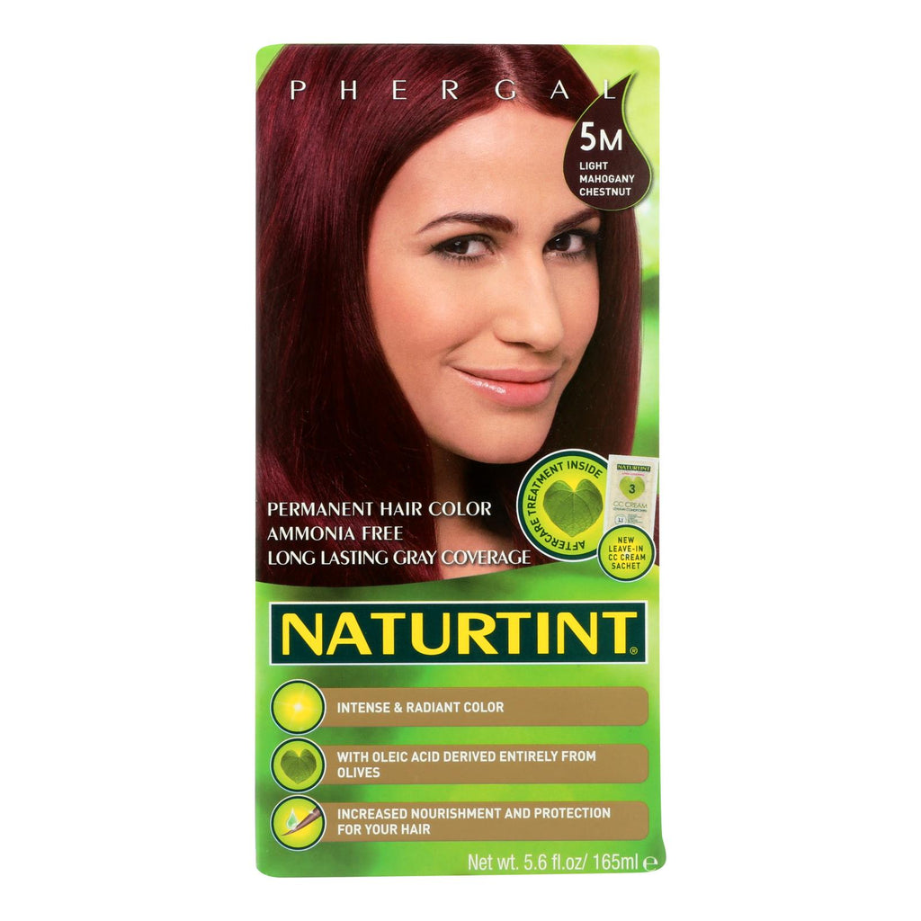 Naturtint Hair Color - Permanent - 5m - Light Mahogany Chestnut - 5.28 Oz - Lakehouse Foods