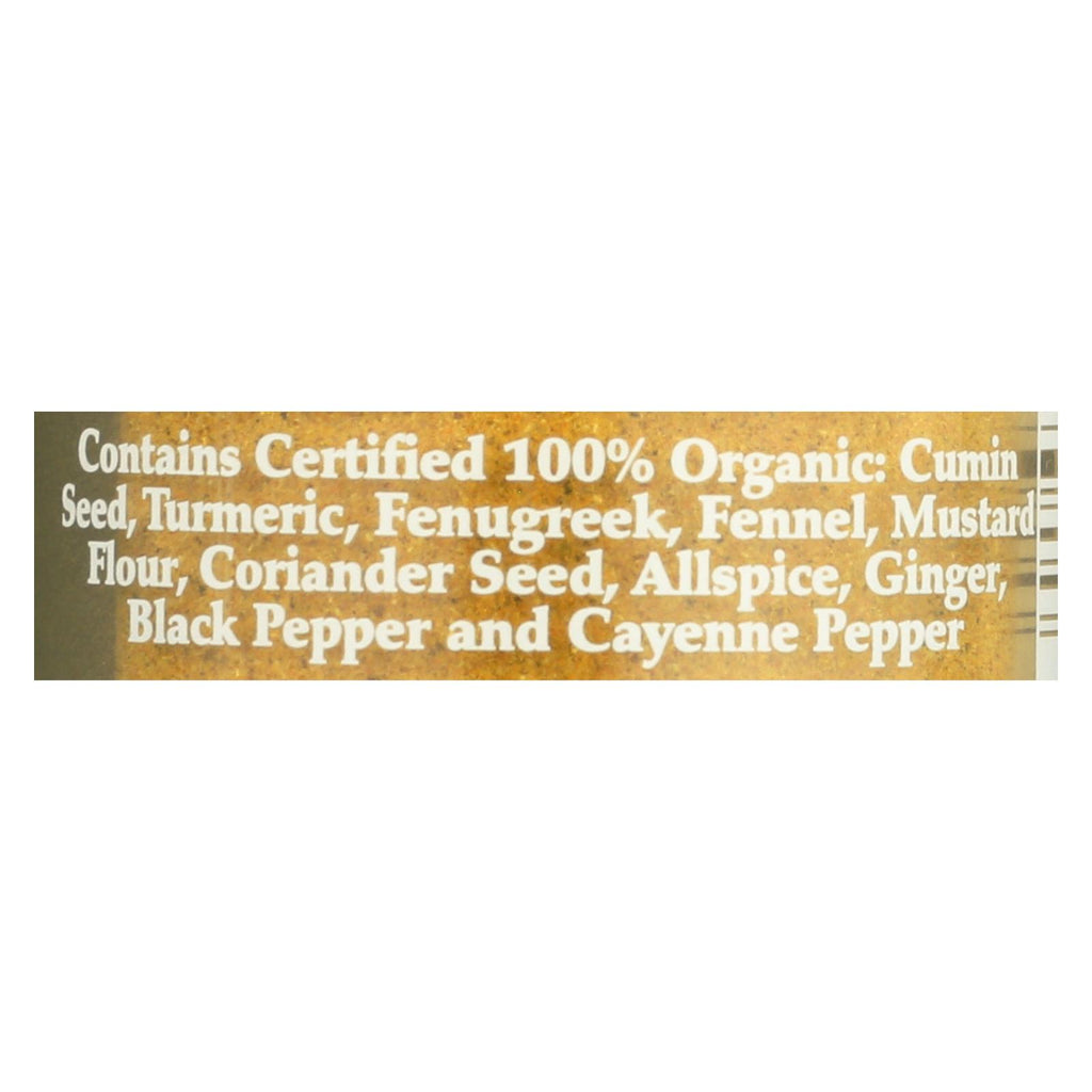 Morton And Bassett Organic Curry - Curry - Case Of 3 - 2.1 Oz. - Lakehouse Foods