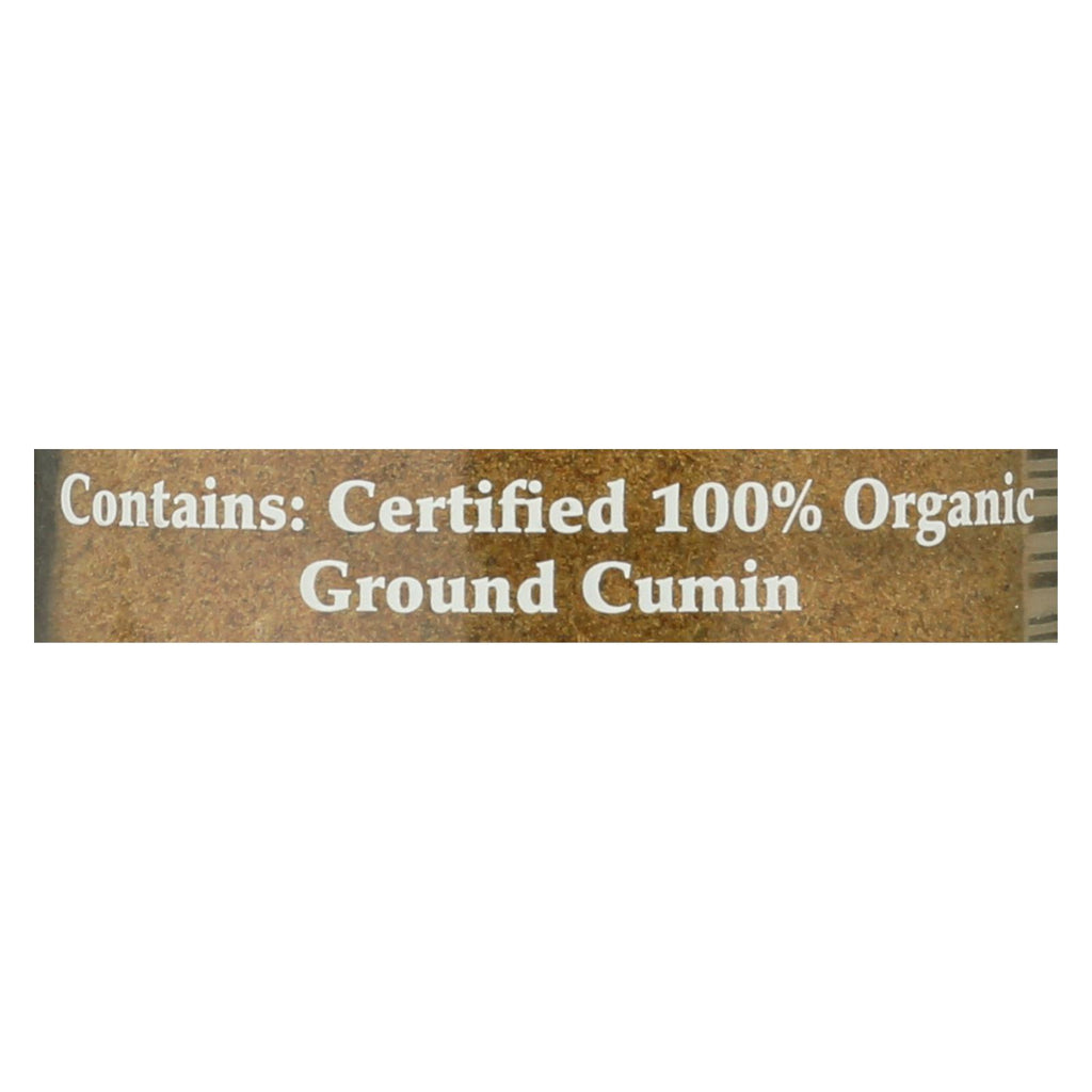 Morton And Bassett Organic Ground Cumin - Cumin - Case Of 3 - 2 Oz. - Lakehouse Foods