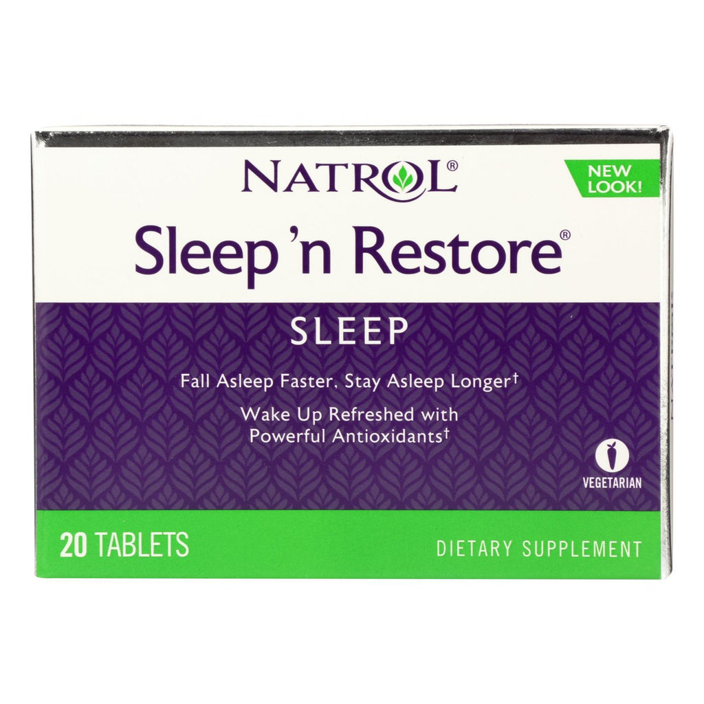 Natrol Sleep 'n Restore - 20 Tablets - Lakehouse Foods