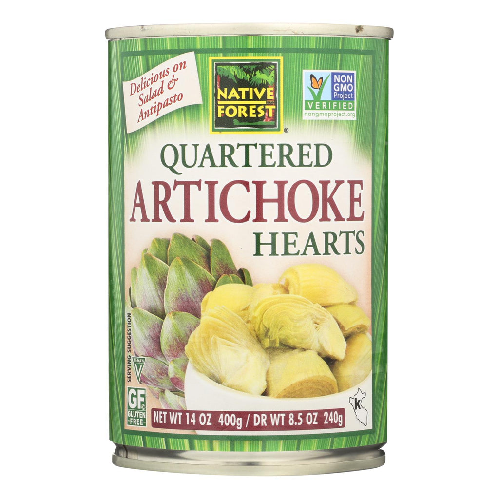 Native Forest Quartered Artichoke Hearts - Case Of 6 - 14 Oz. - Lakehouse Foods